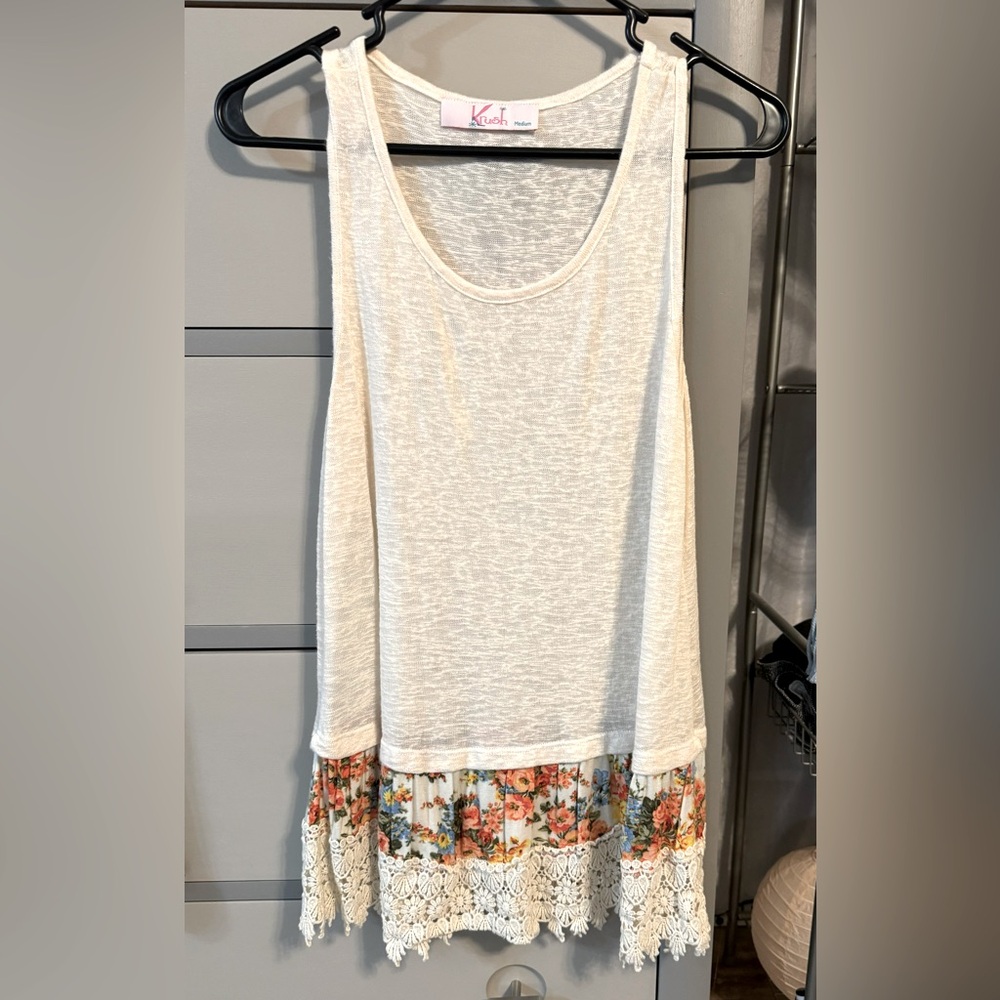 Krush brand sleeveless blouse